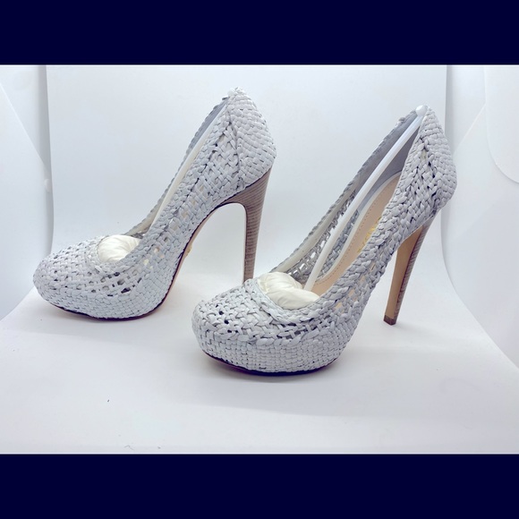 Brand New Prada White Platform Heels Size 36 - Picture 1 of 5